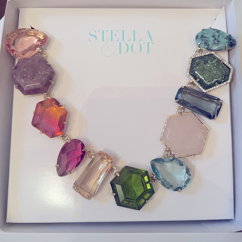 Stella and Dot Candied Jewel Necklace